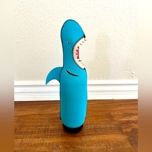 Blue shark festive summer bottle cover